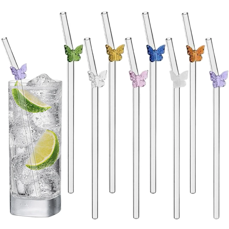 4Pcs Reusable Bow Glass Straws - Espresso Shot Glass review and price